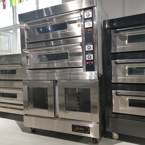 二层四盘发酵烘焙一体机 面包房烘焙设备商用 bakery equipment